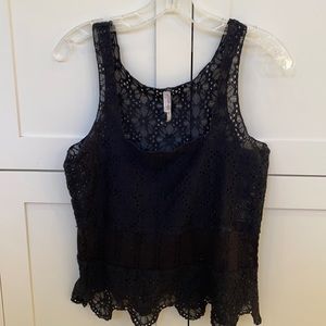 Free People Lace Top